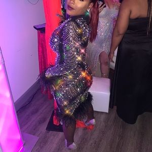 Fashion Nova All Over My Body Midi Dress